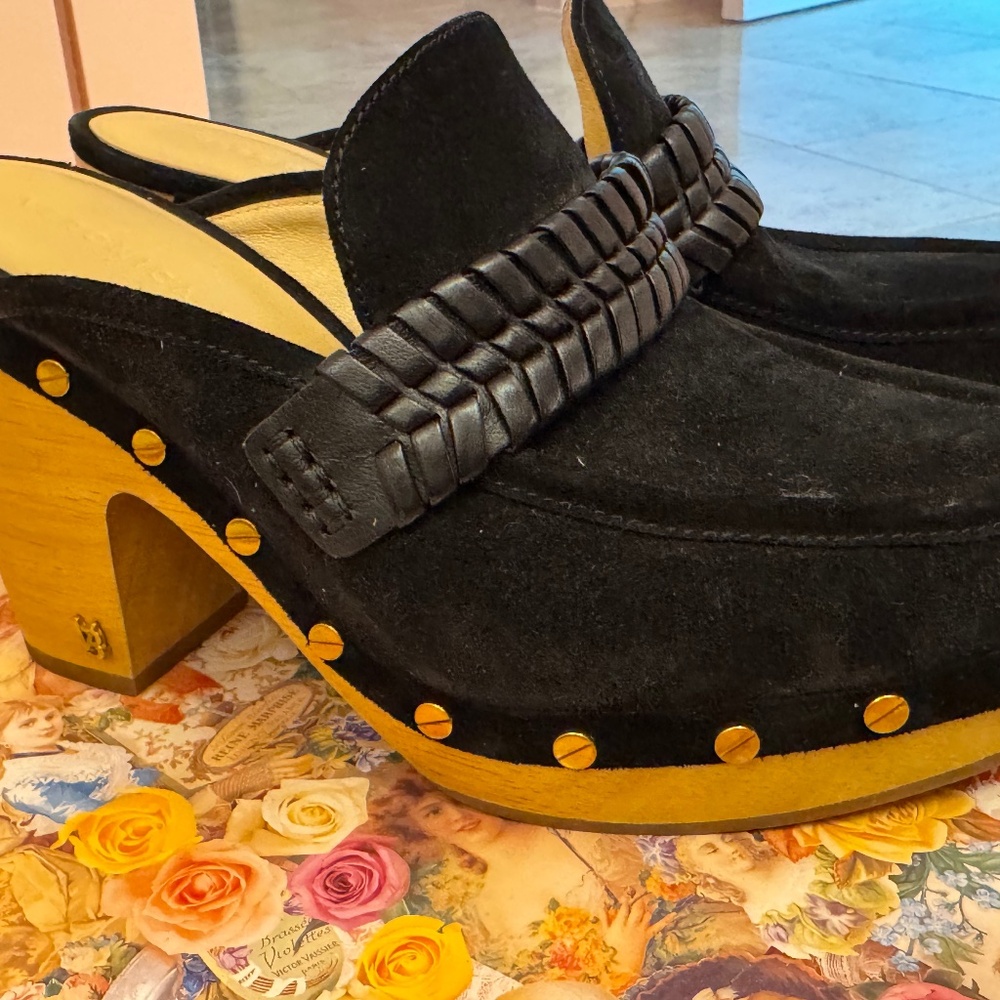 Veronica Beard Delia Suede Clog